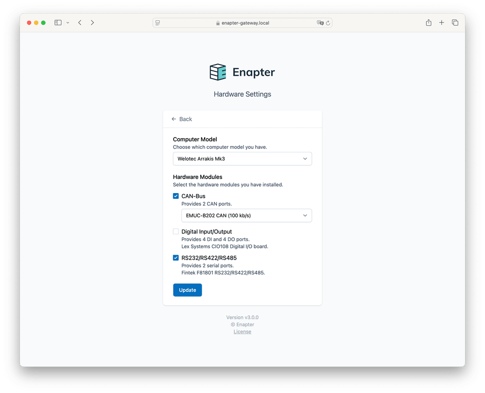 Interacting with Hardware | Enapter Developer Toolkit 3.0
